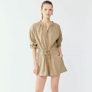 Urban Outfitters Khaki Dylan Safari Romper
